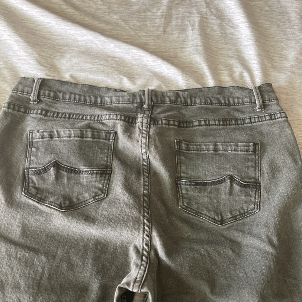 Women's Skinny Gray Jeans